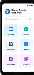 Digital Assets Exchange app preview