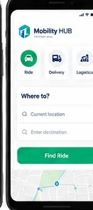 Mobility HUB app preview